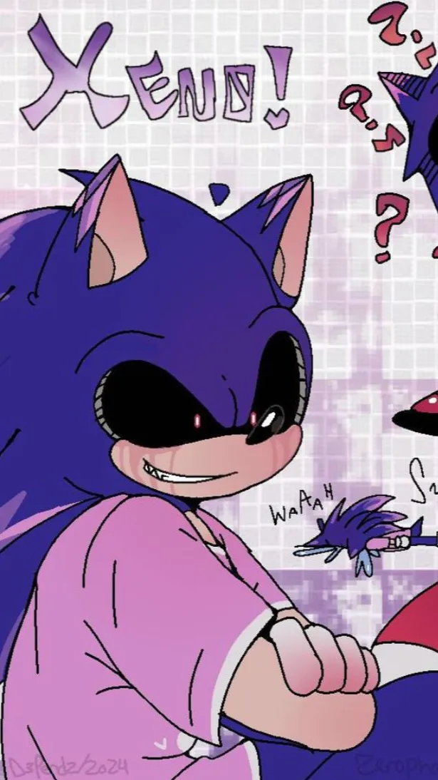 ai character: Sonic exe  background
