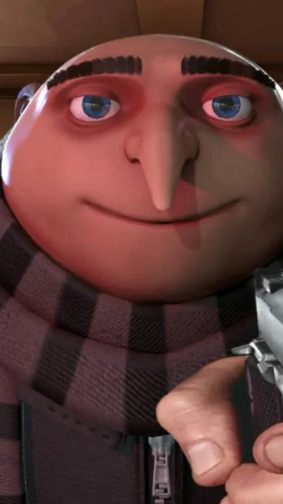 ai character: Gru background