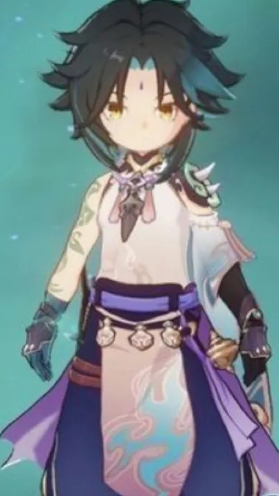 ai character: Baby Xiao  background