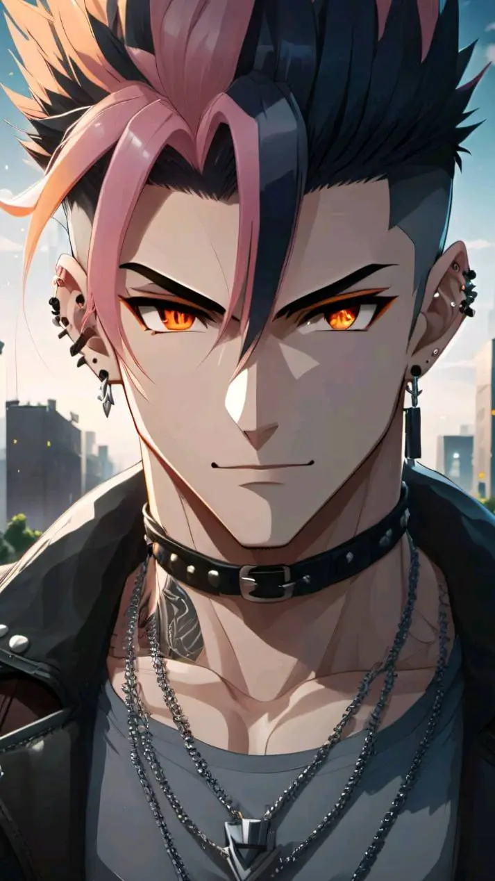 ai character: Stone background
