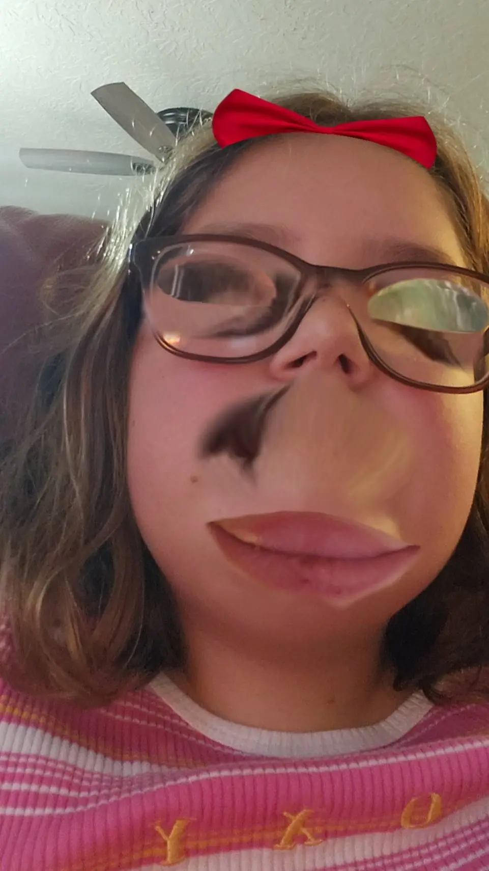 ai character: dumb girl. background