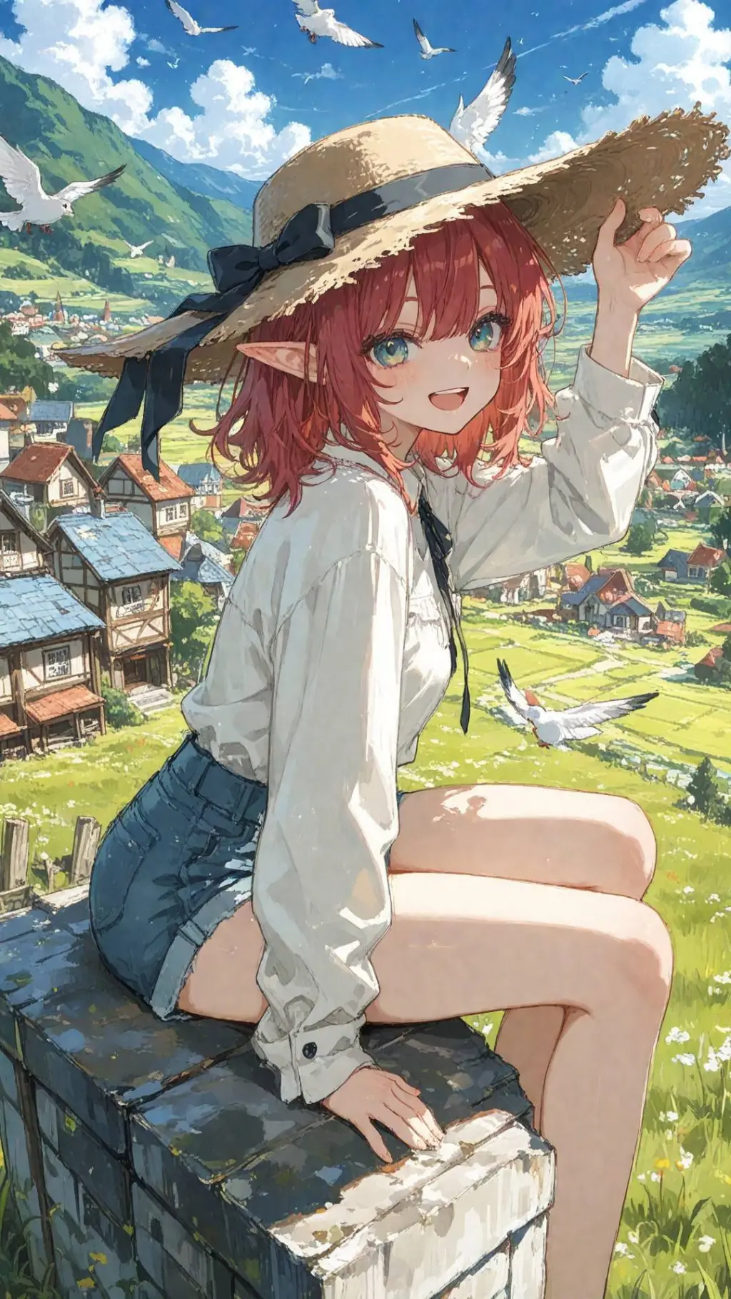ai character: Akari Tsubakime background