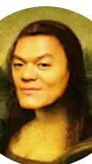 ai character: Mona Lisa JYP background