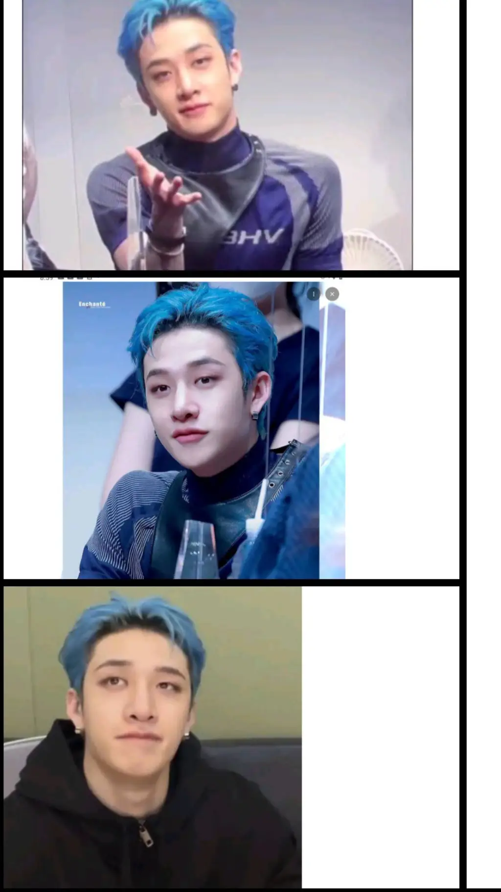 ai character: BangChan merman  background