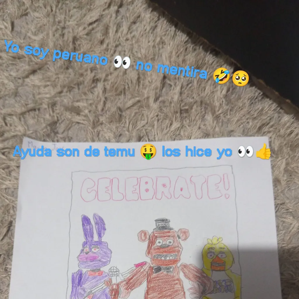 chat with ai character: Fnaf Con Mis OCS 🥺