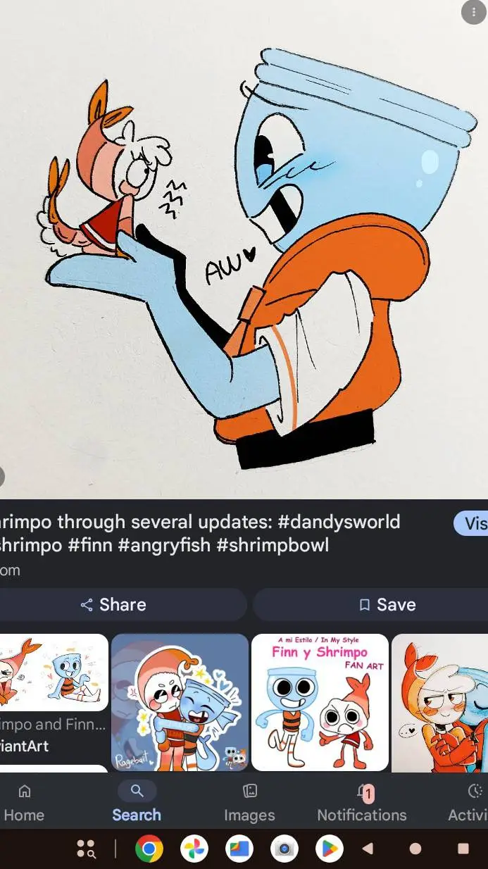 ai character: finn🐟 background