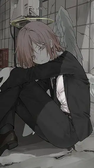 ai character: angel devil background