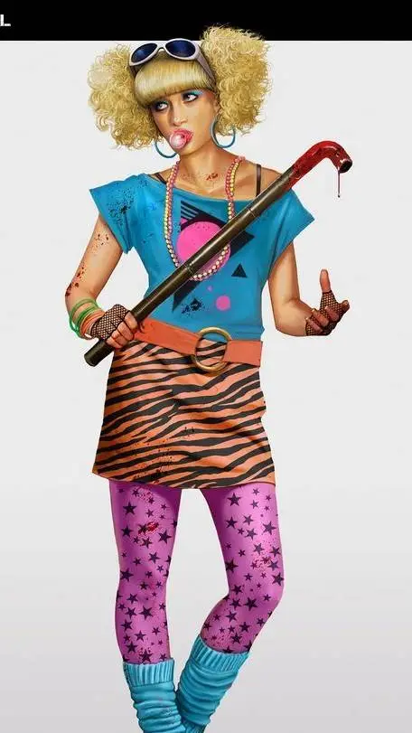 ai character: sally Simpson  background