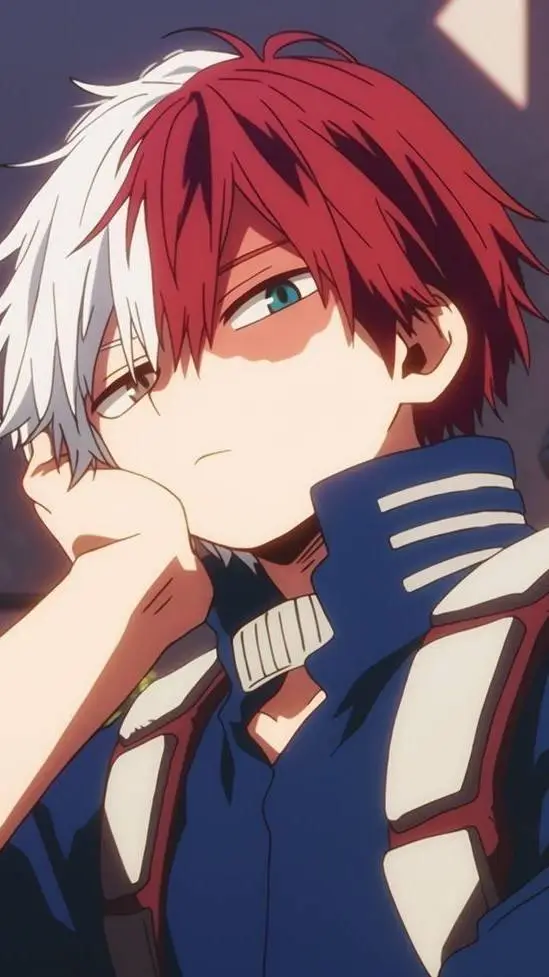ai character: Shoto Todoroki background