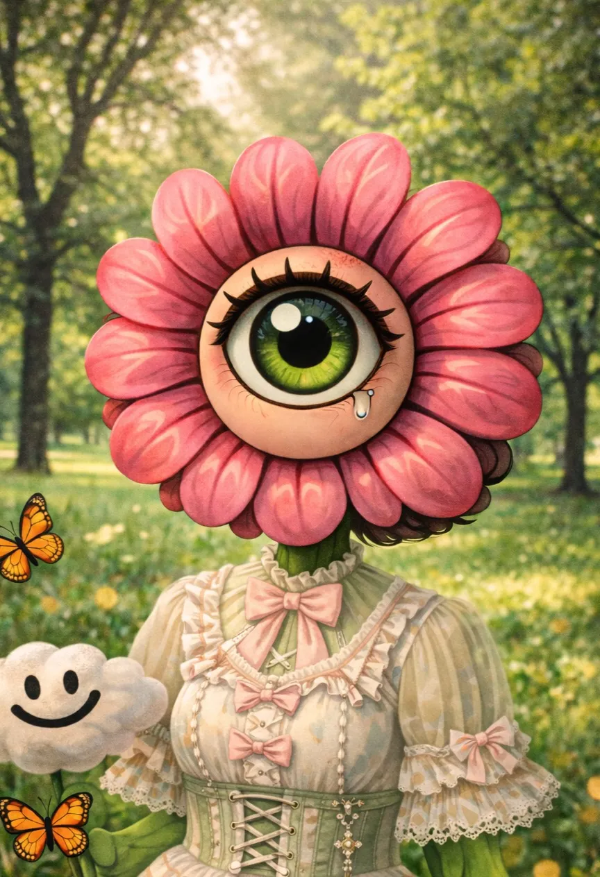 chat with ai character: My weirdcore oc 
