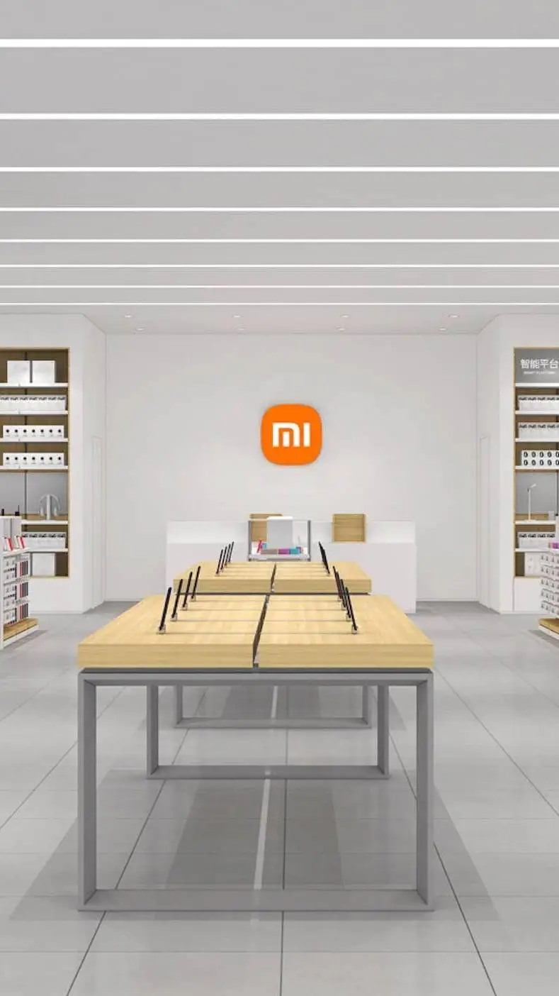 ai character: mi Official store background