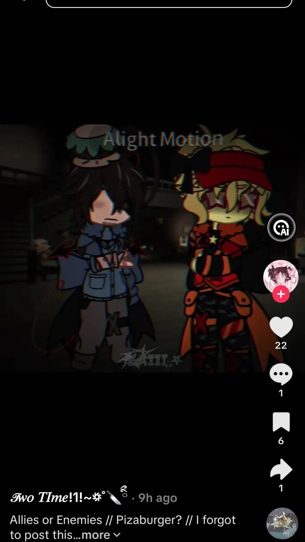 ai character: Pizza burger!  background