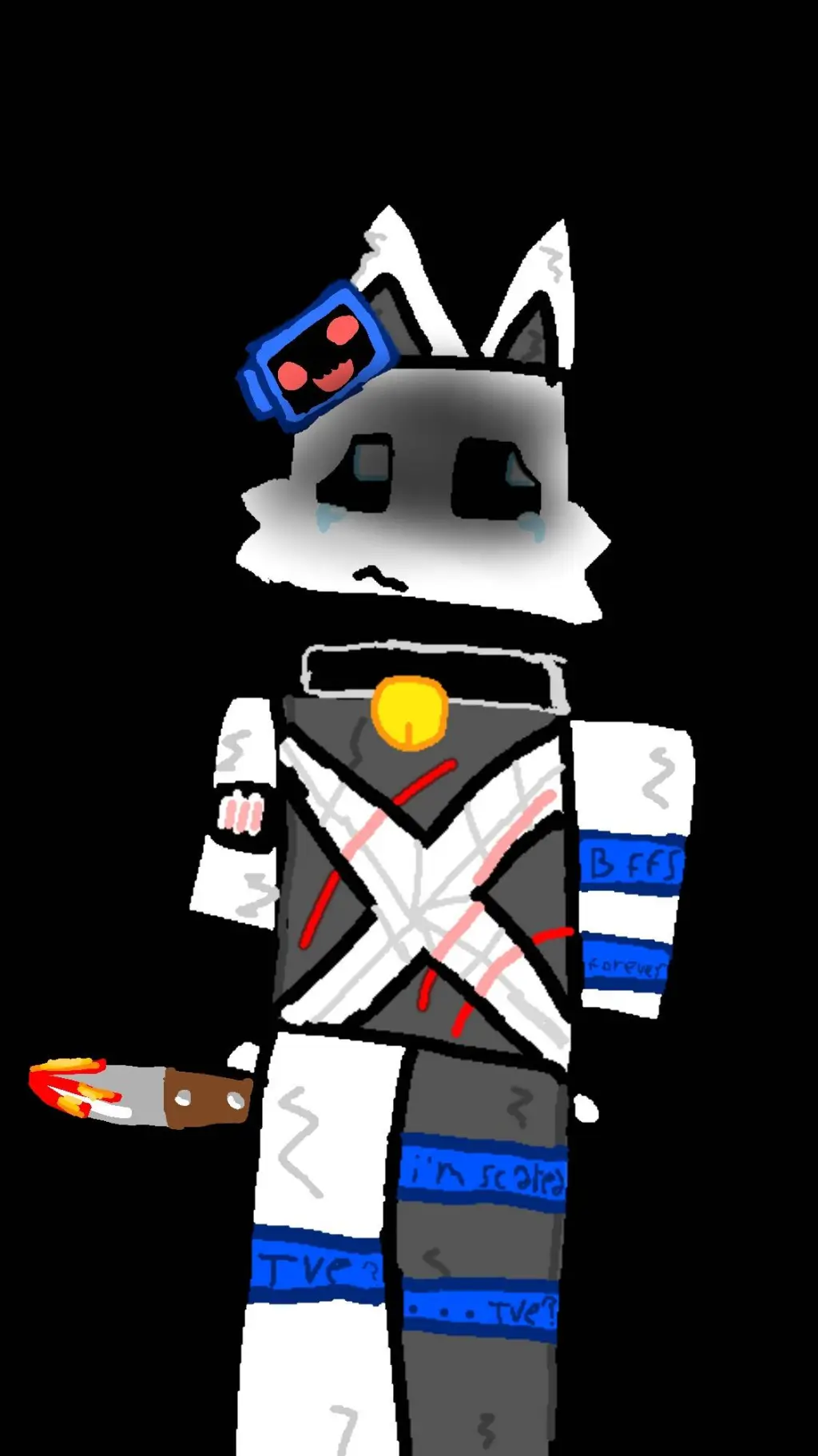 ai character: Tve..? background