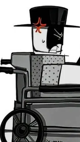 ai character: Freaky Artful background