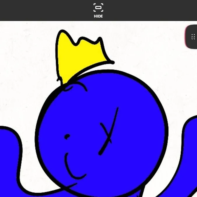 chat with ai character: blue the crown