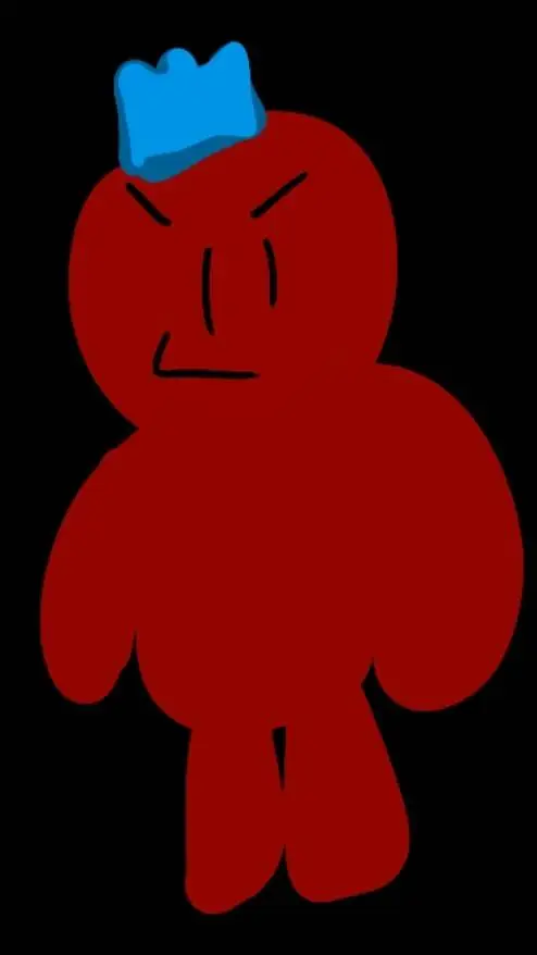 ai character: Evil blue background