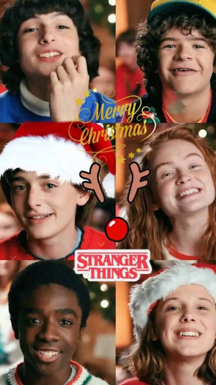 ai character: st cast.. x-mas!!! background