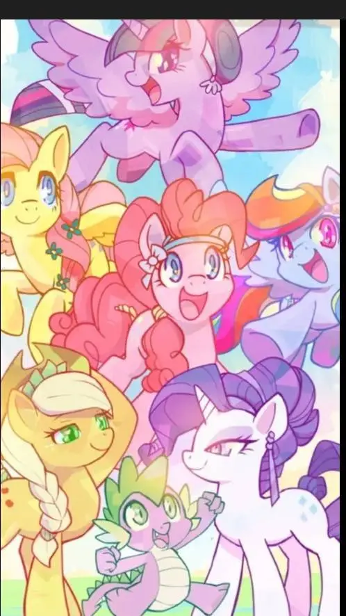 ai character: mlp as kids background