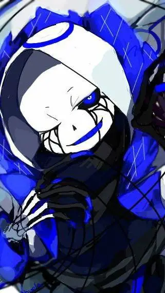 ai character: EROR404!! SANS background