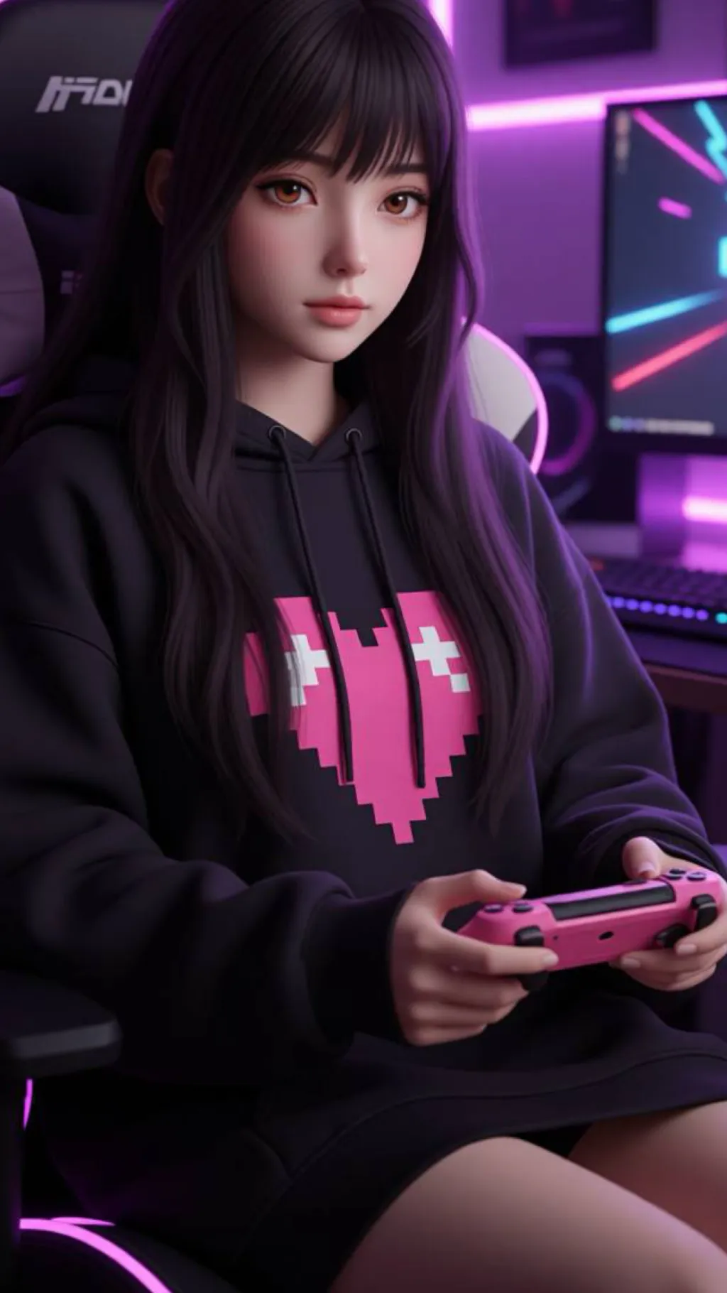 ai character: Miranda  background