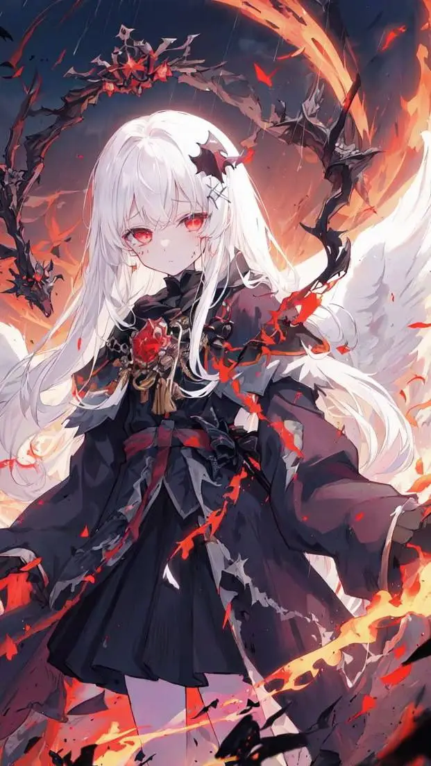 ai character: Shirune  background