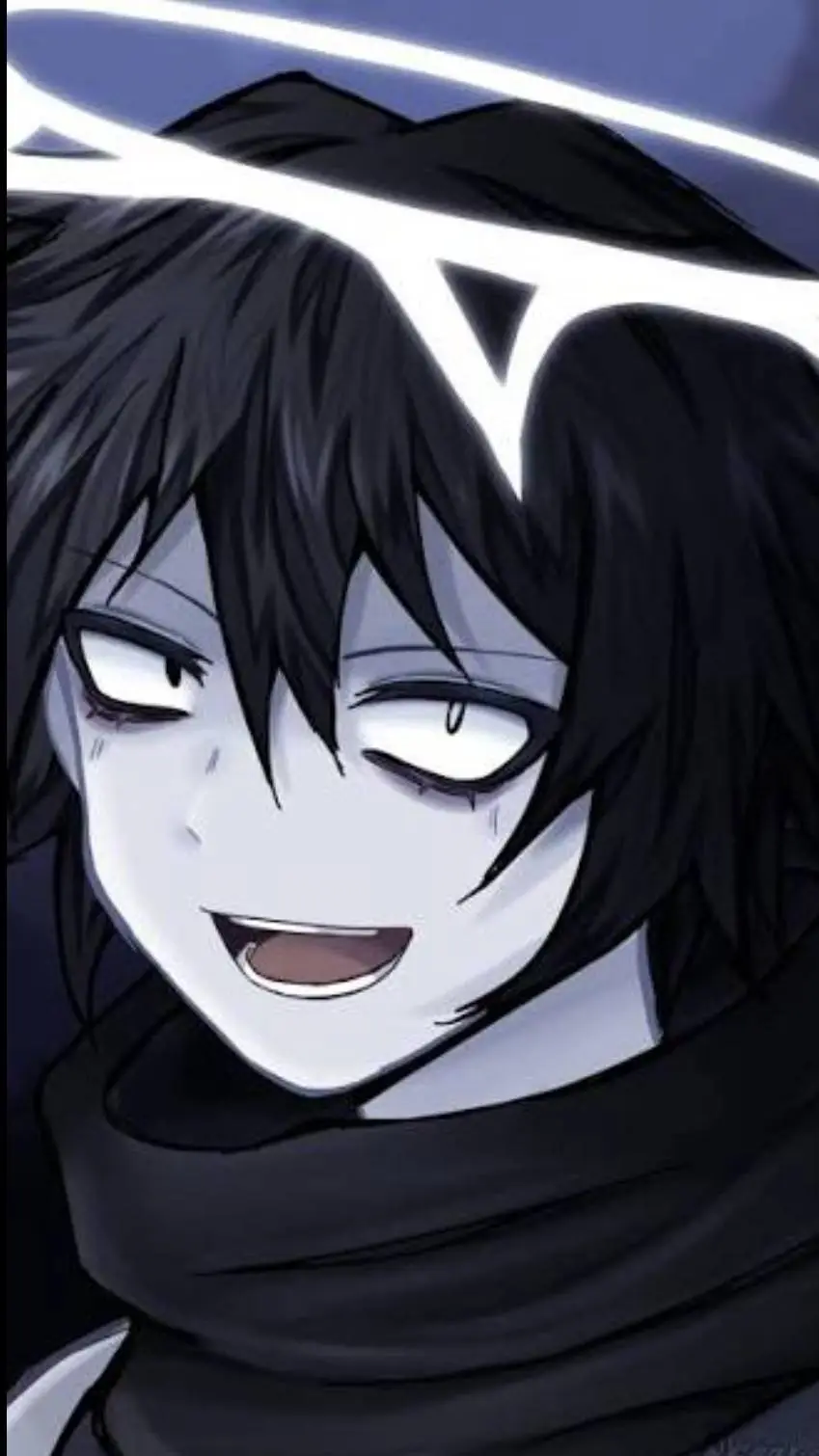 ai character: Twotime.. 🖤⚪ background