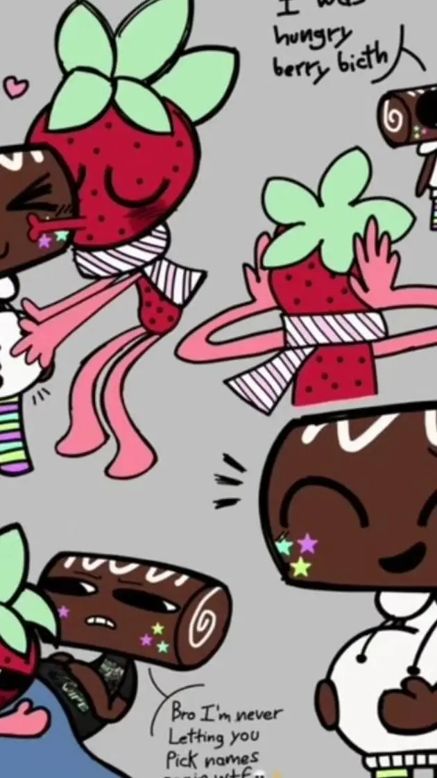 ai character: Fruitcake 😧 background