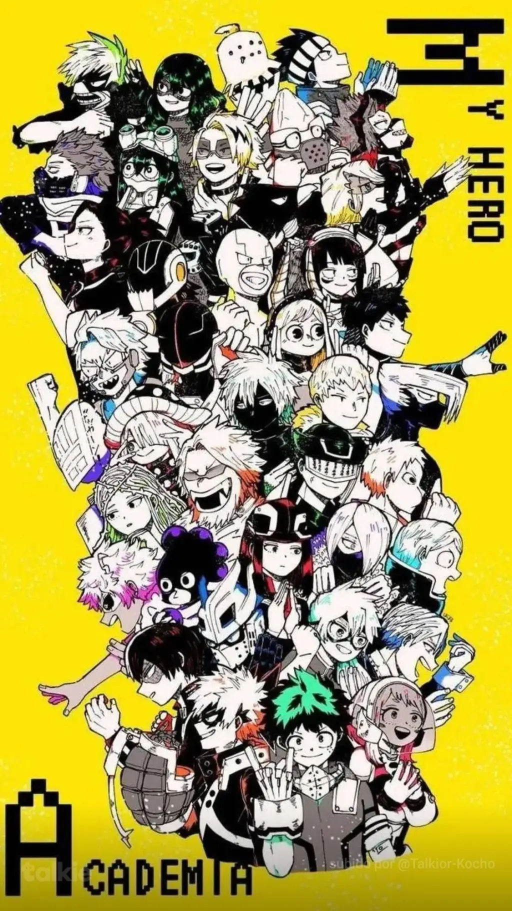 ai character: MHA, EN TU CASA  background