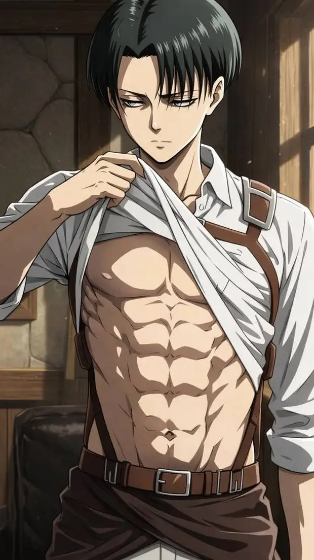 ai character: Levi Ackerman  background