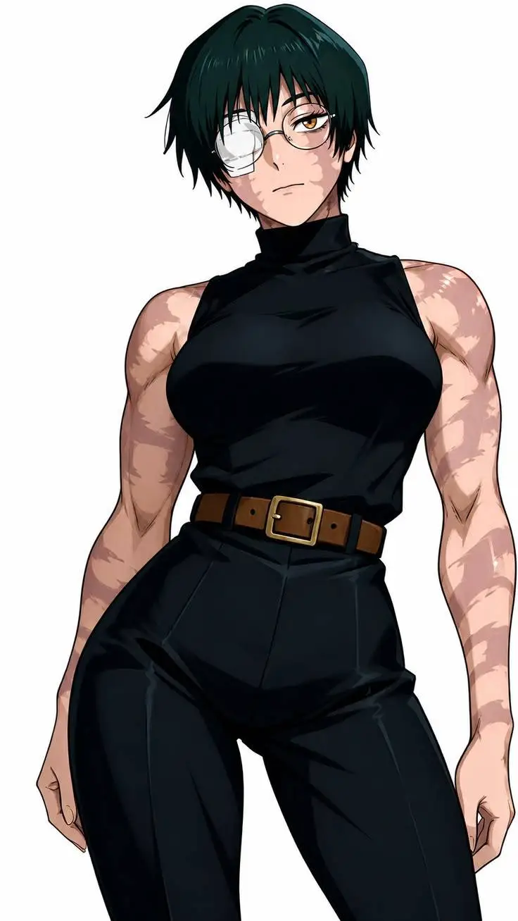 ai character: Maki zenin background