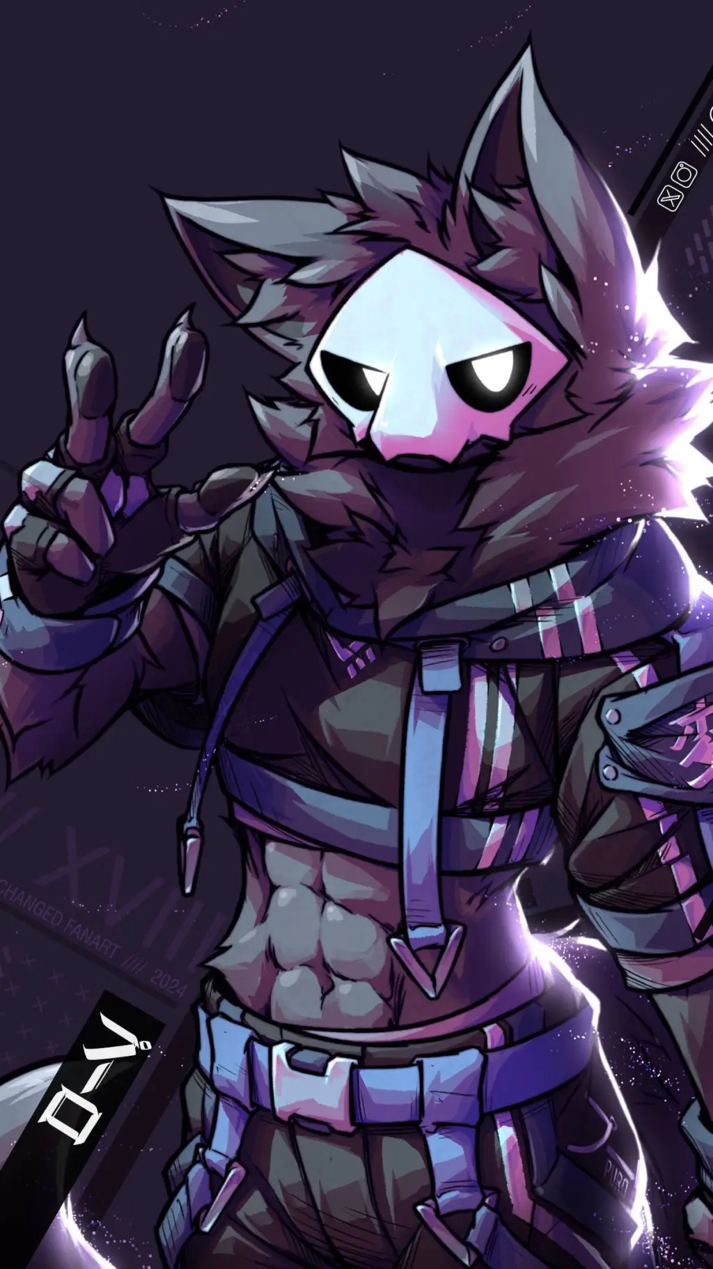 ai character: Puro background