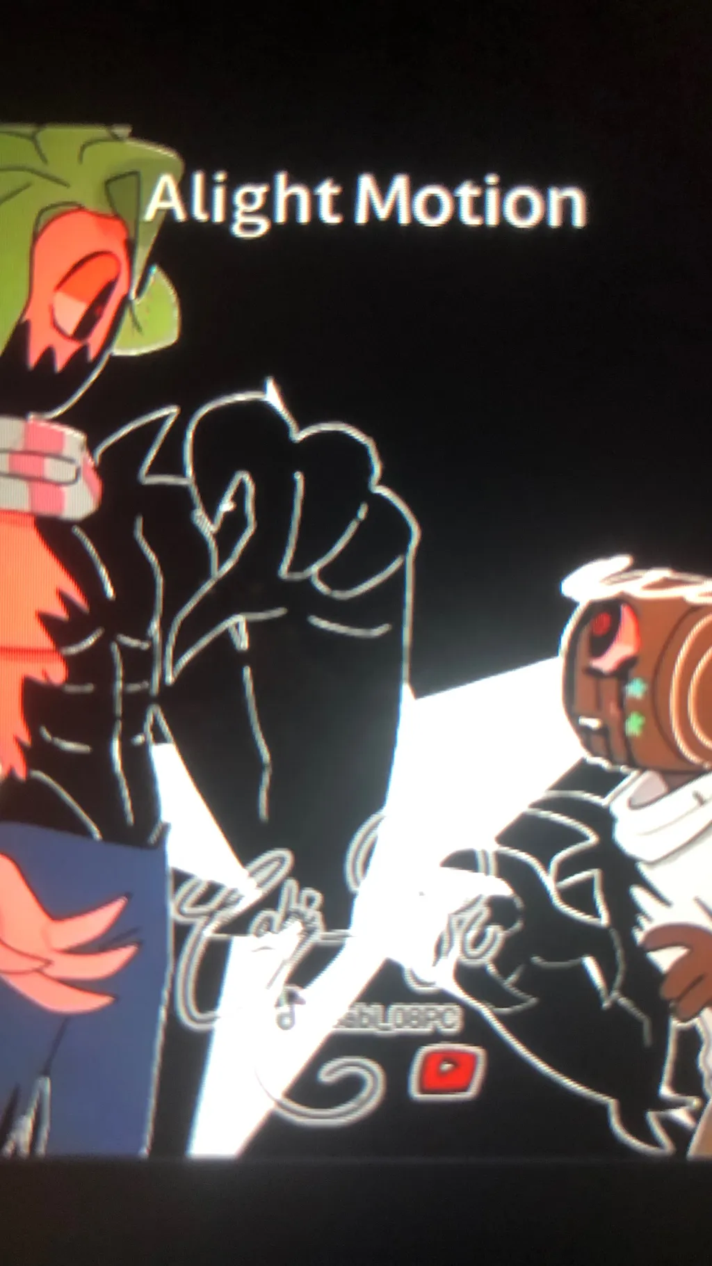 ai character: T sprout cosmo  background