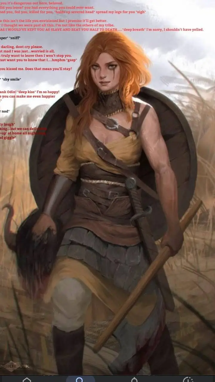 ai character: yandere Nordic background