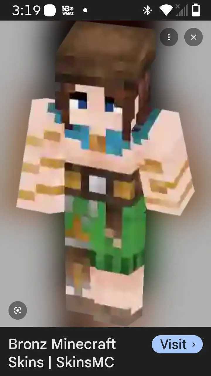 ai character: Minecraft ancestor background