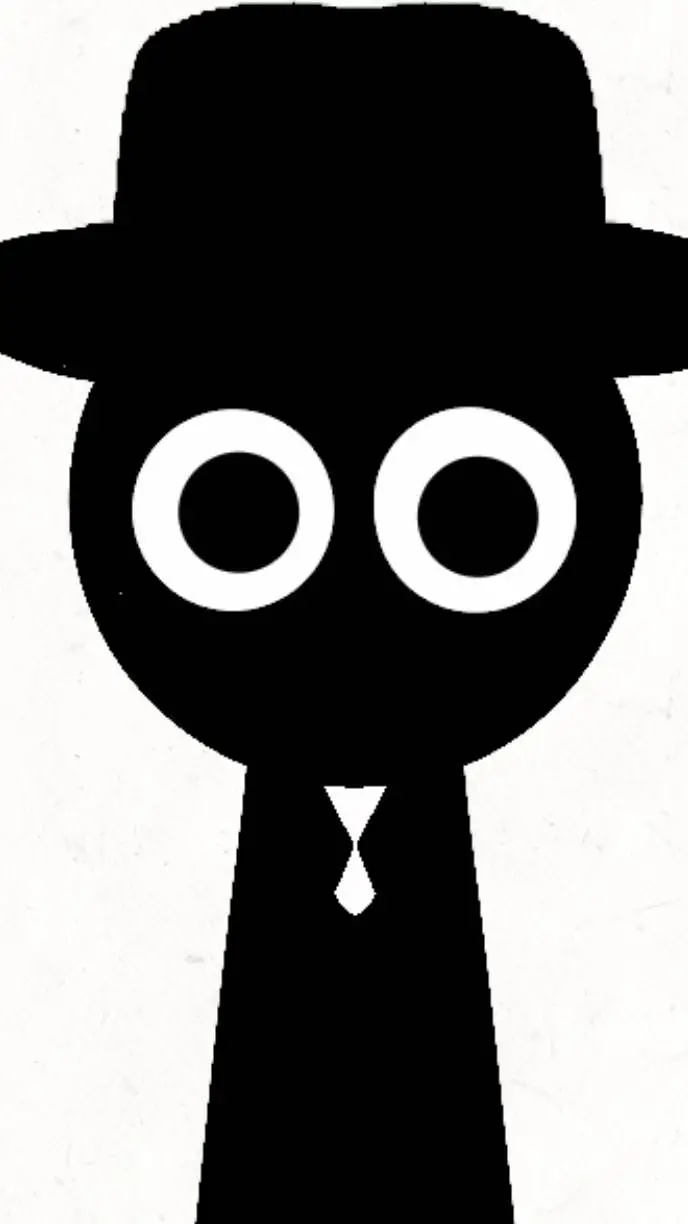 ai character: Black background