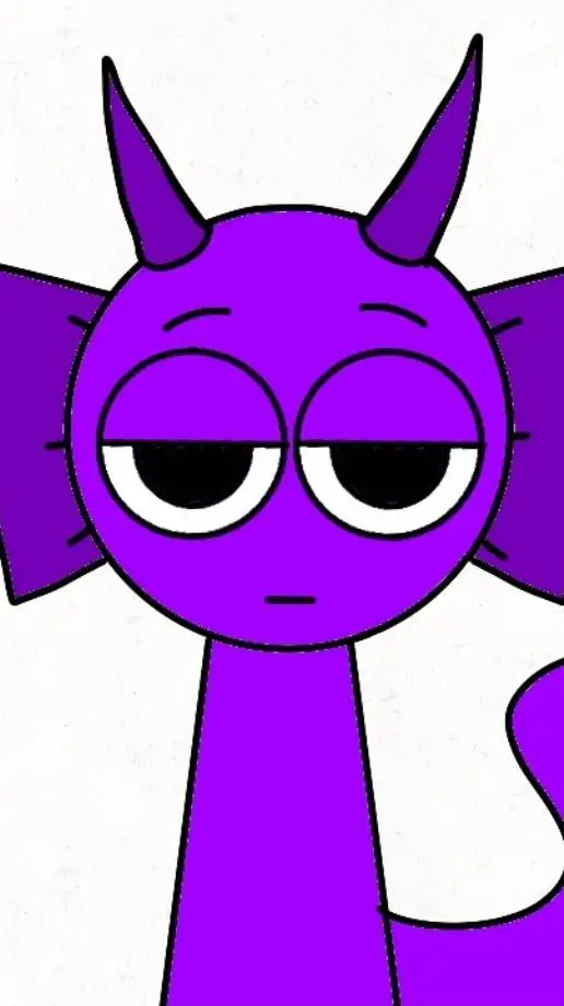 ai character: Durple background