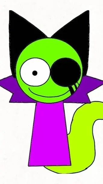 ai character: Acid background