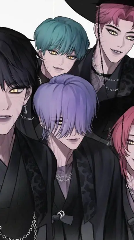 ai character: Saja boys background