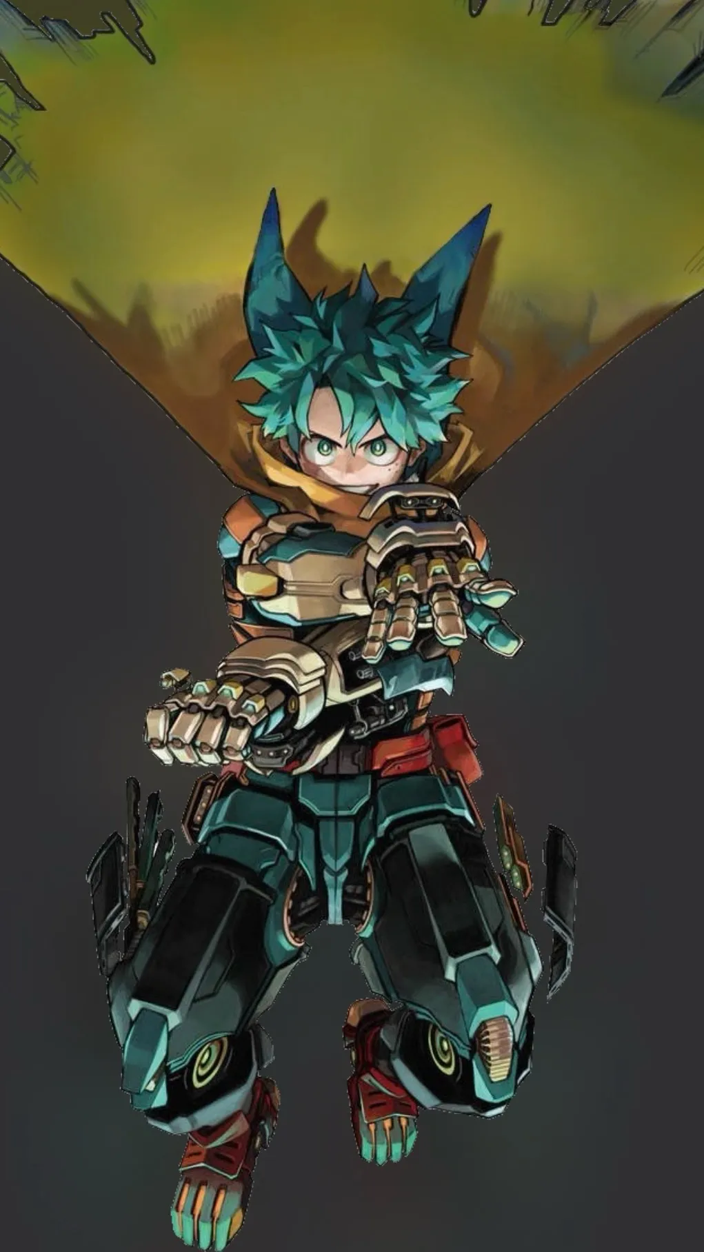 ai character: Izuku Midoryia  background