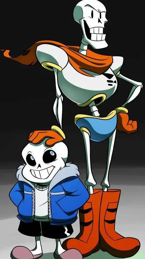 ai character: sans y papyrus.... background