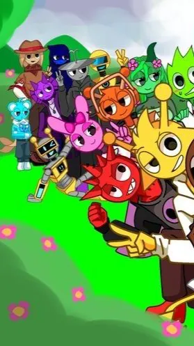 ai character: Sprunki y/n & Ceo background