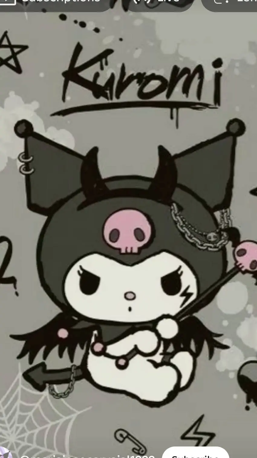 ai character: Kuromi background