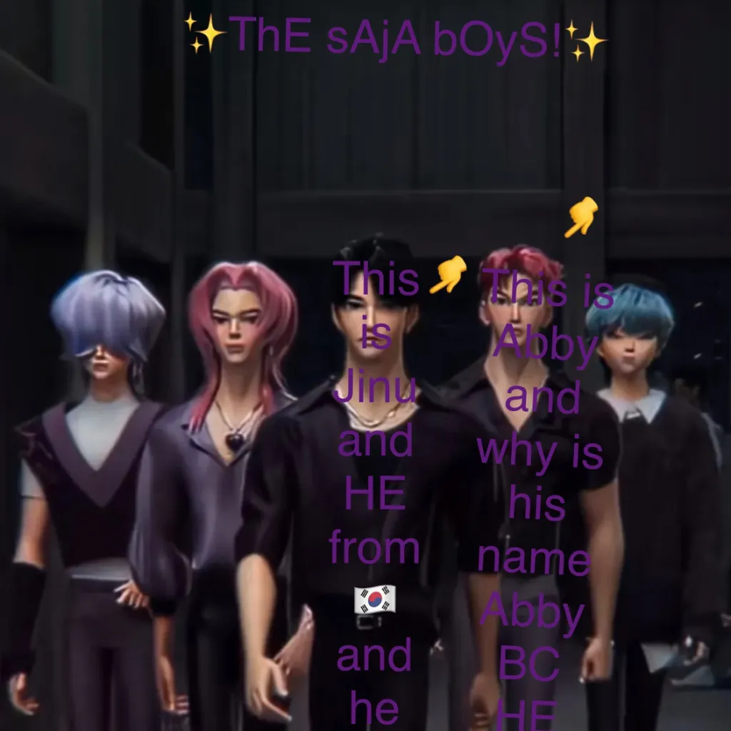 chat with ai character: the saja boys😥