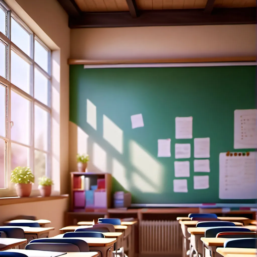 chat with ai character: classroom