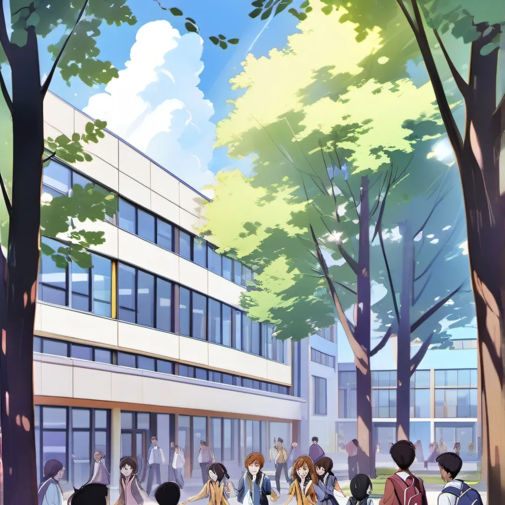 chat with ai character: school