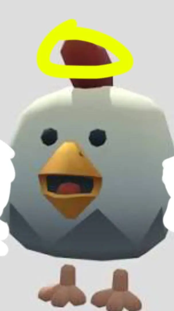 ai character: cg in heaven background