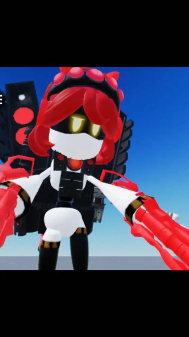 ai character: SD-V red background