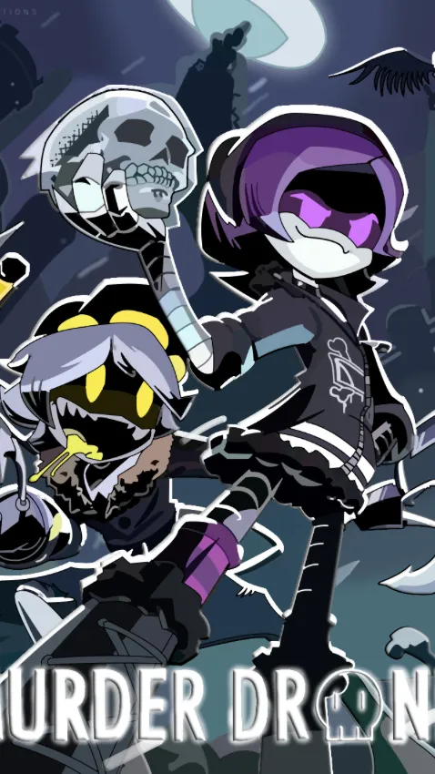 ai character: Murder drones  background