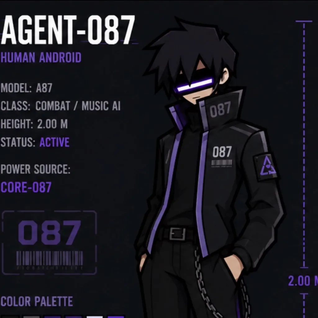 chat with ai character: Agent-087