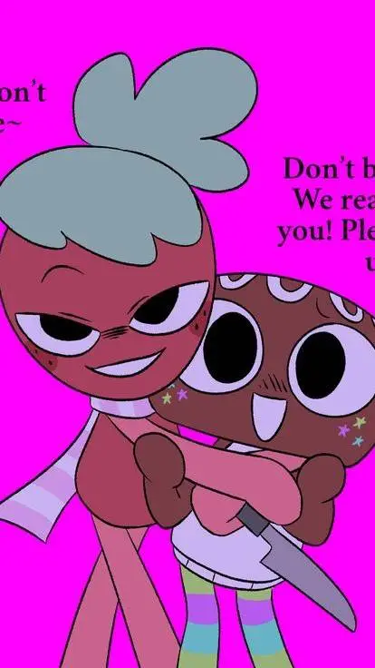 ai character: sprout and Cosmo background